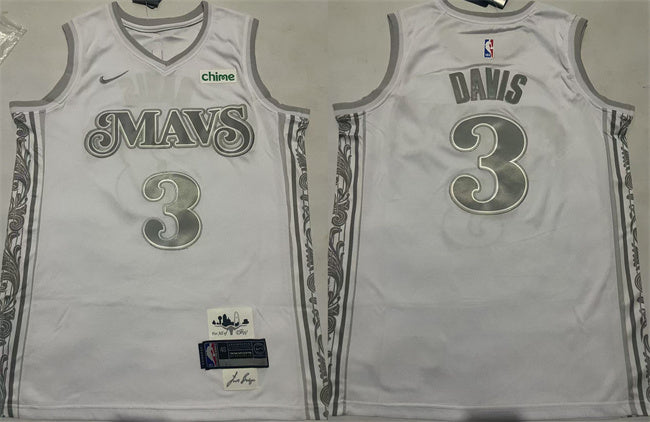 Anthony Davis Dallas Mavericks white City Edition jersey