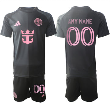 Custom Inter Miami CF black Away jersey