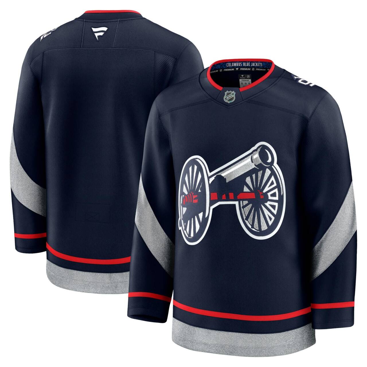 Columbus Blue Jackets navy Stadium Series jersey