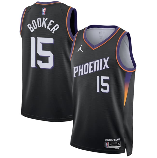 Devin Booker Phoenix Suns black jersey