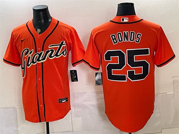 Barry Bonds San Francisco Giants orange jersey