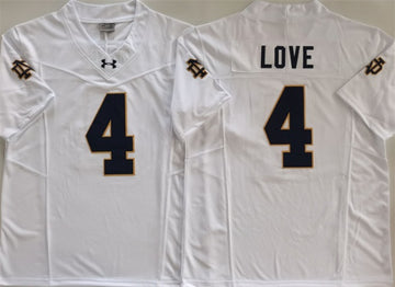 Jeremiyah Love Notre Dame Fighting Irish white Limited jersey