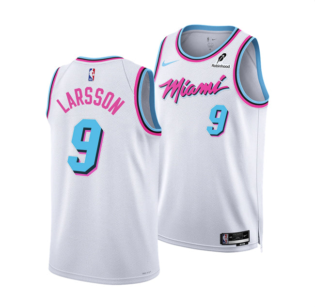 Pelle Larsson Miami Heat white City Edition jersey