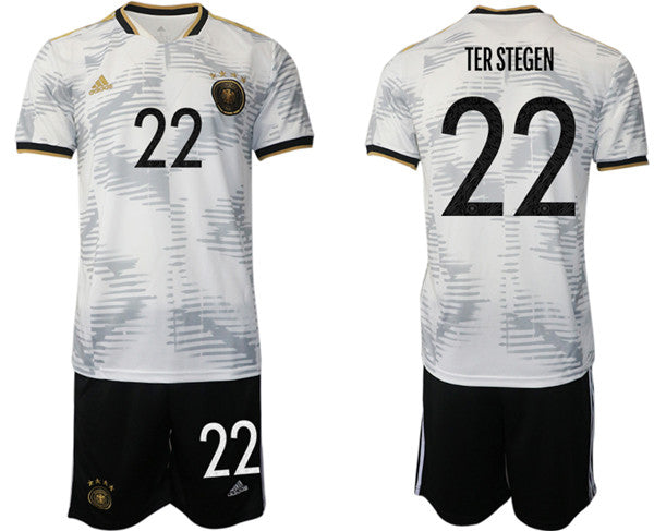 Ter Stegen Germany National Team white Home jersey