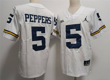 Jabrill Peppers Michigan Wolverines white jersey