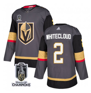 Zach Whitecloud Vegas Golden Knights gray jersey
