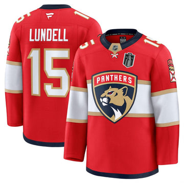 Anton Lundell Florida Panthers red jersey