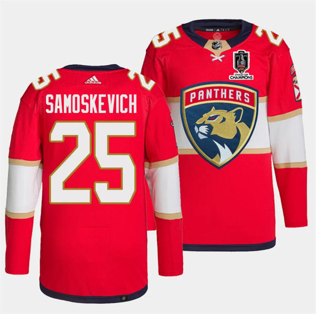 Mackie Samoskevich Florida Panthers red Home jersey
