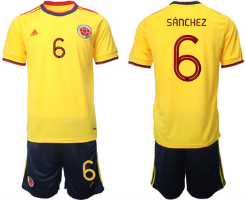 Sánchez Colombia National Team yellow Home jersey