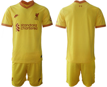 Liverpool yellow Away jersey
