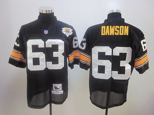 Dermontti Dawson Pittsburgh Steelers black jersey