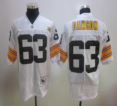 Dermontti Dawson Pittsburgh Steelers white jersey