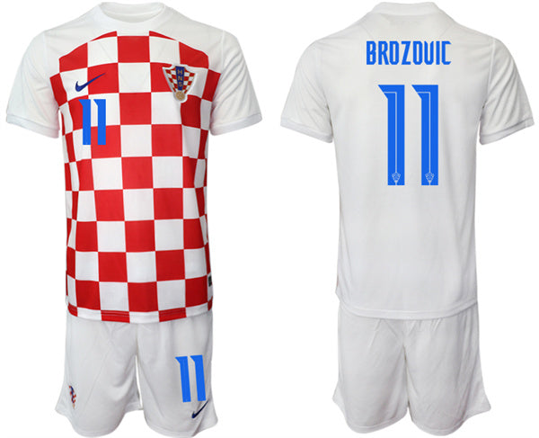 Brozovic Croatia National Team white Home jersey