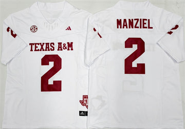 Johnny Manziel Texas A&M Aggies white jersey