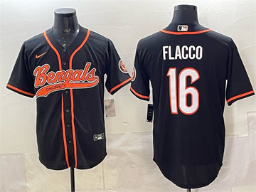 Joe Flacco Cincinnati Bengals black jersey