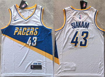 Pascal Siakam Indiana Pacers white City Edition jersey
