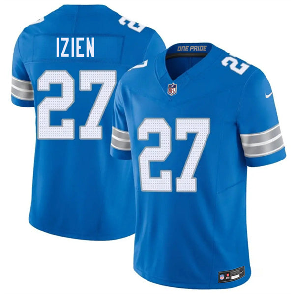 Christian Izien Detroit Lions blue Vapor jersey