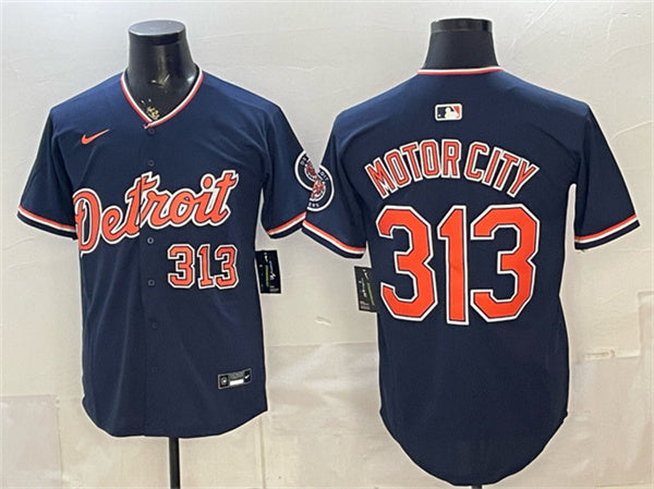 Detroit Tigers navy Vapor jersey