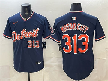 Detroit Tigers navy Vapor jersey