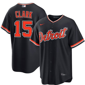 Max Clark Detroit Tigers navy Alternate jersey