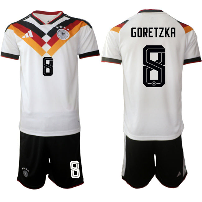 Leon Goretzka Germany National Team white Home jersey
