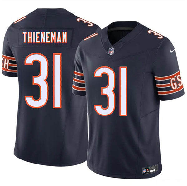Dillon Thieneman Chicago Bears navy Vapor jersey
