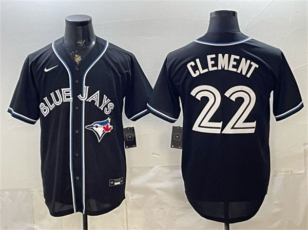 Ernie Clement Toronto Blue Jays black Fashion jersey