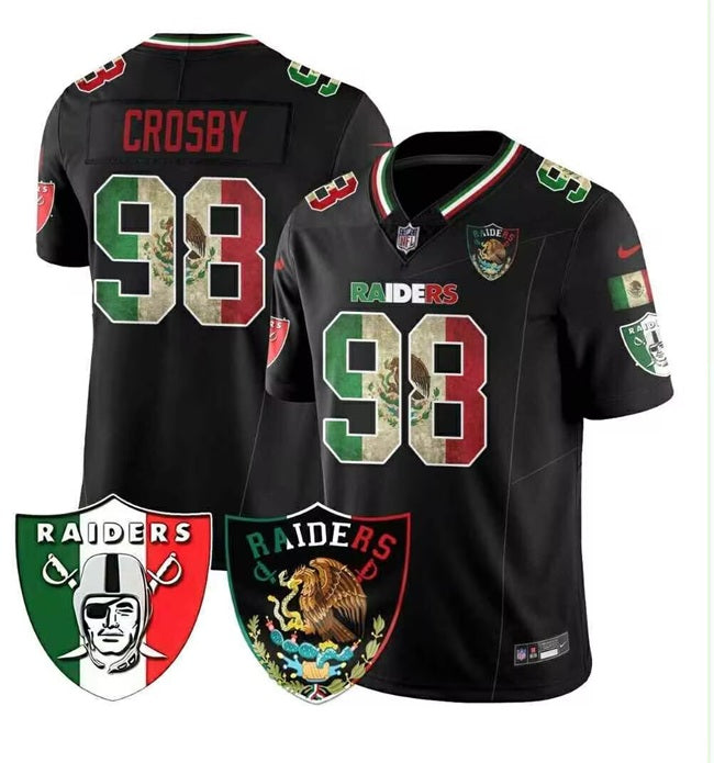 Maxx Crosby Las Vegas Raiders black Vapor jersey