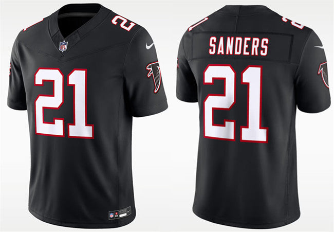 Deion Sanders Atlanta Falcons black Vapor jersey