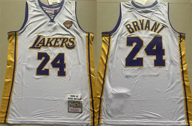 Kobe Bryant Los Angeles Lakers white jersey