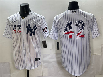 Jackie Robinson New York Yankees white Home jersey