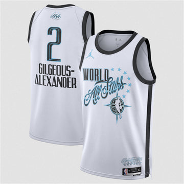 Shai Gilgeous-Alexander NBA All-Star white jersey