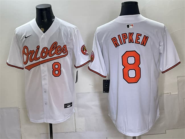 Cal Ripken Jr Baltimore Orioles white Limited jersey