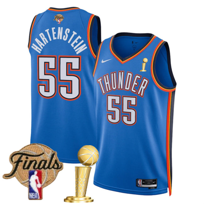 Isaiah Hartenstein Oklahoma City Thunder blue jersey
