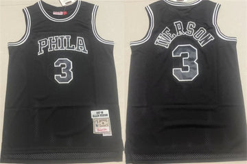 Allen Iverson Philadelphia 76ers black Throwback jersey