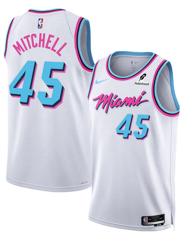 Davion Mitchell Miami Heat white City Edition jersey
