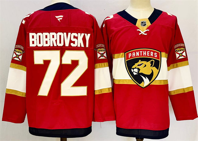 Sergei Bobrovsky Florida Panthers red Home jersey