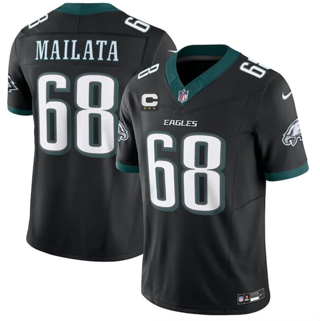 Jordan Mailata Philadelphia Eagles black Vapor jersey