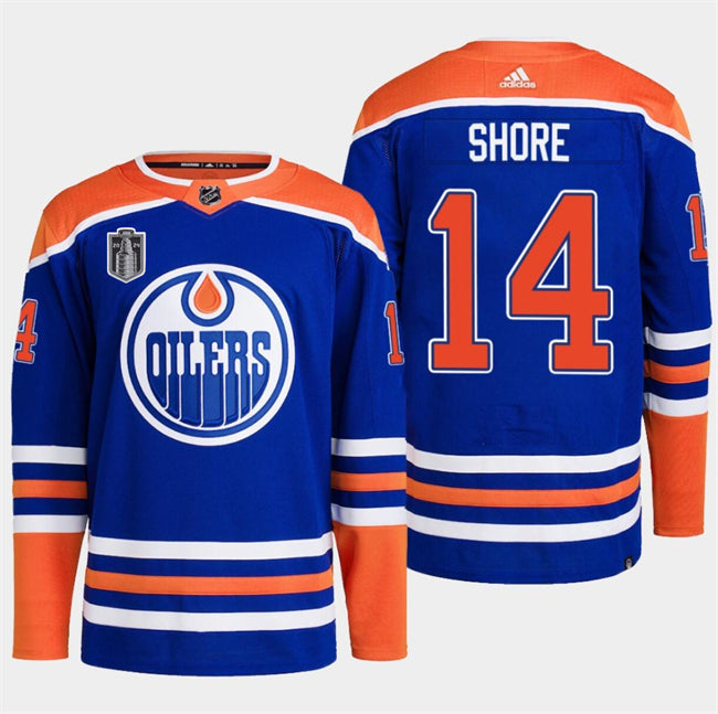 Mattias Ekholm Edmonton Oilers royal jersey