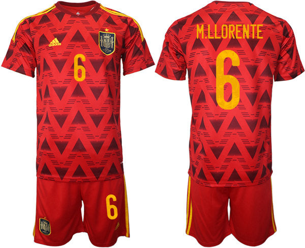 M. Llorente Spain National Team red Home jersey