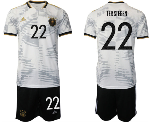 Ter Stegen Germany National Team white Home jersey