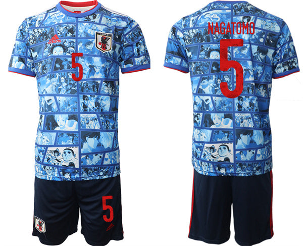 Nagatomo Japan National Team blue Home jersey