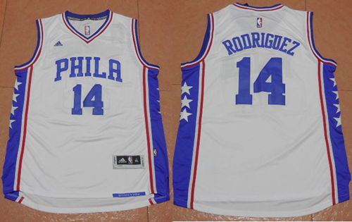 Sergio Rodriguez Philadelphia 76ers white jersey