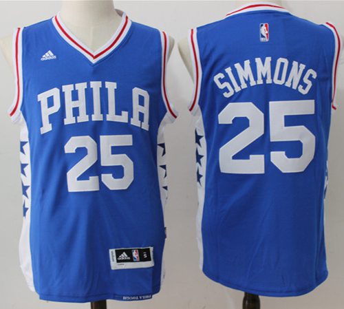 Ben Simmons Philadelphia 76ers blue jersey