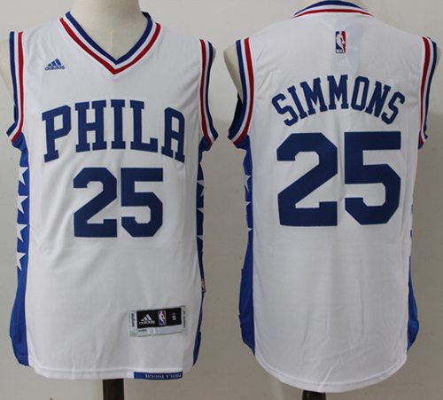 Ben Simmons Philadelphia 76ers white jersey