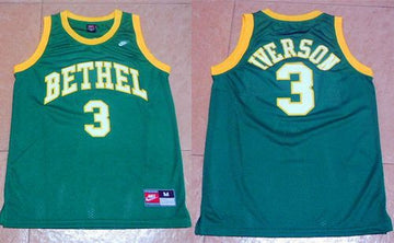 Allen Iverson Philadelphia 76ers green jersey