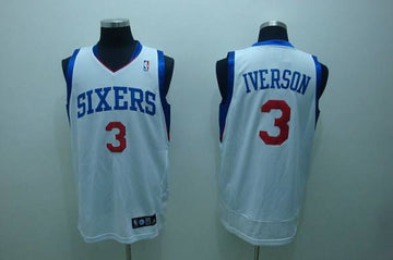 Allen Iverson Philadelphia 76ers white jersey