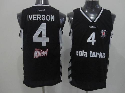 Allen Iverson Philadelphia 76ers black jersey