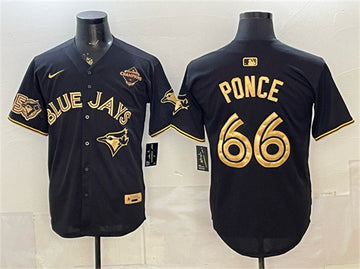 Cody Ponce Toronto Blue Jays black Limited jersey