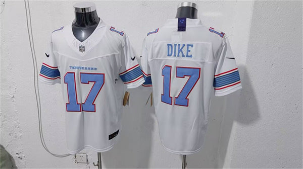 Chimere Dike Tennessee Titans white Vapor jersey